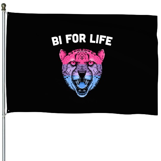 Bi for Life Bisexual LGBTQ Bi Pride LGBT Gay Pride House Flags