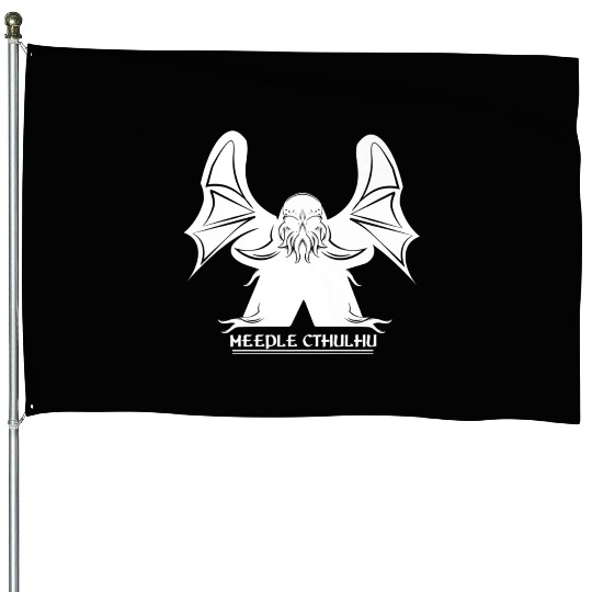 Meeple Cthulhu clothing Premium House Flags