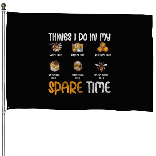Honey Bee Bees Useful Summer House Flags