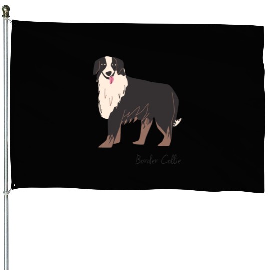 Border Collie House Flags