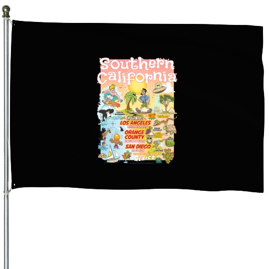 Southern California Paradise House Flags