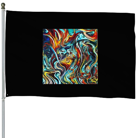 Multi abstrack House Flags