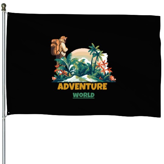 adventure world House Flags