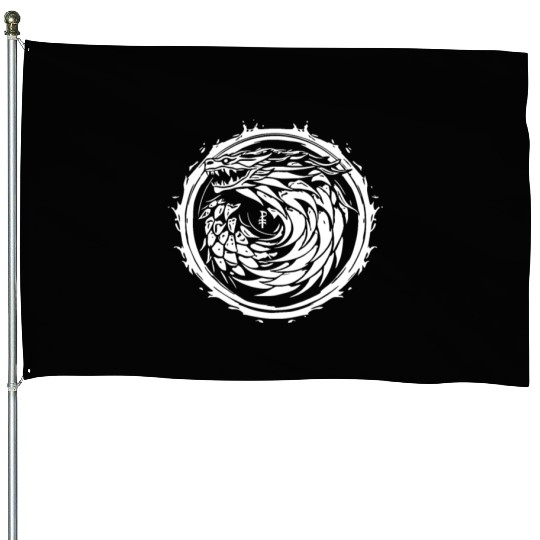 Dragon Symbol House Flags