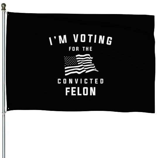 I'm Voting For The Convicted Felon Pro Trump 2024 House Flags