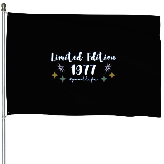 Limited Edition 1977 #goodlife Mens And Womens cel House Flags