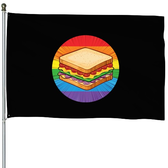 LGBTQ Sandwich House Flags