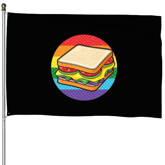 LGBTQ Sandwich House Flags