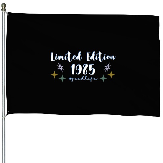 Limited Edition 1985 #goodlife Mens And Womens House Flags