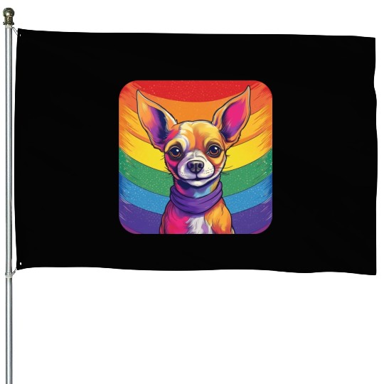 LGBTQ Chihuahua House Flags