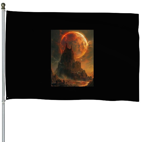 Eclipse the Sun House Flags