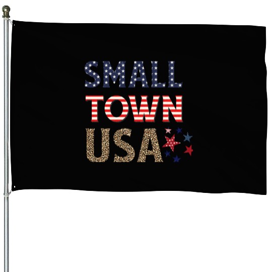 SMALL TOWN USA House Flags