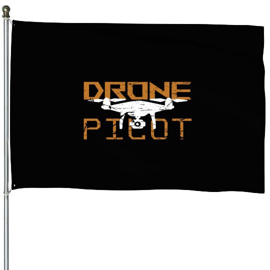 Drone Pilot Drone Dad Quadcopter House Flags
