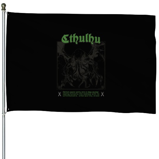 Tarot Card - Cthulhu Cult Lovecraft Necronomicon House Flags