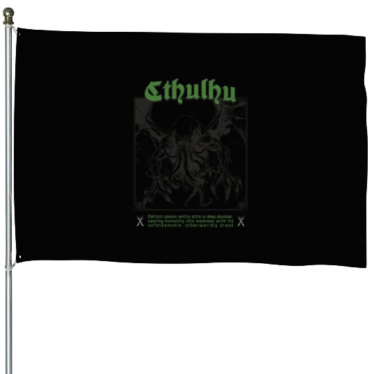 Tarot Card - Cthulhu Cult Lovecraft Necronomicon House Flags