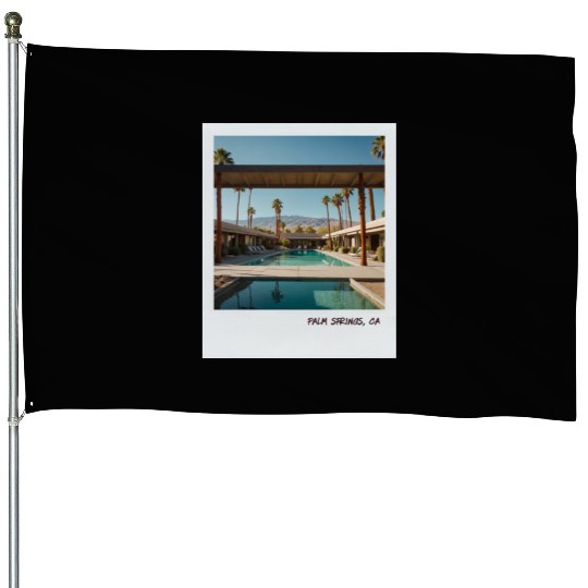 Mono Enterprises "Travels" Palm Springs #4 House Flags