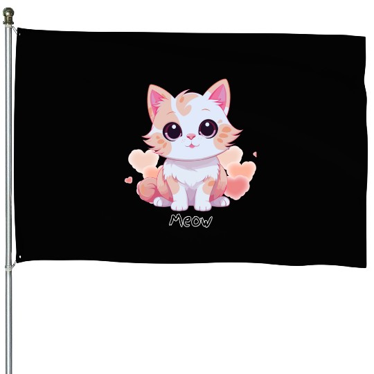 Cat-Meow House Flags