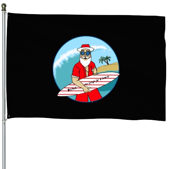 Christmas in July House Flags