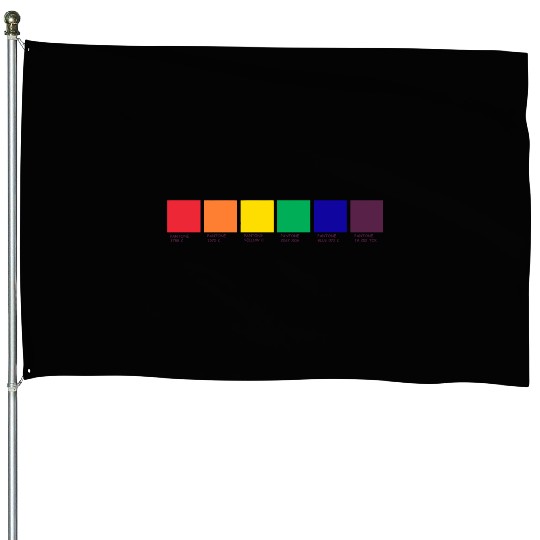 LGBT COLOR PANTONE PALLETE GAY COMMUNITY DESIGN House Flags