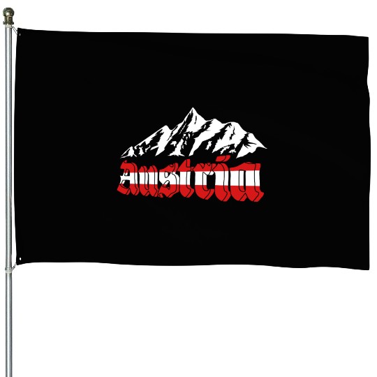 Austria Holiday Eagle Alps Mountains Gift House Flags