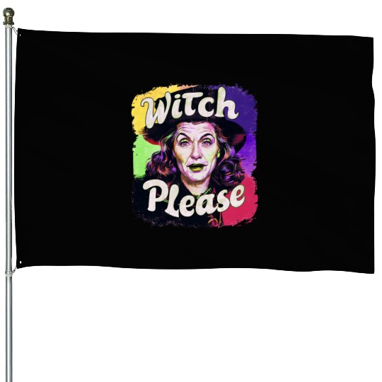Witch Please House Flags