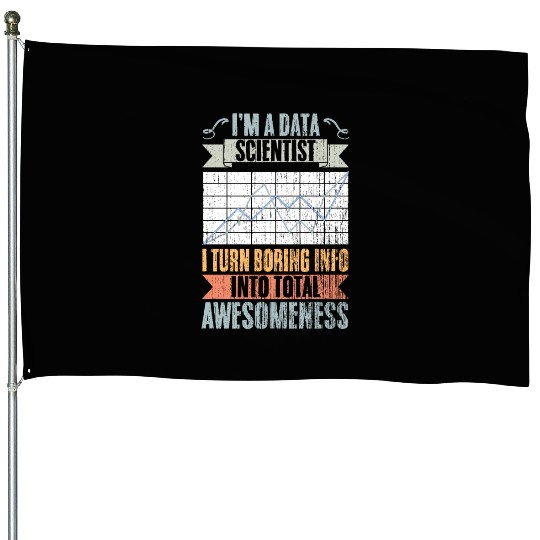 Retro Data Scientist Turn Boring Info Into Total House Flags