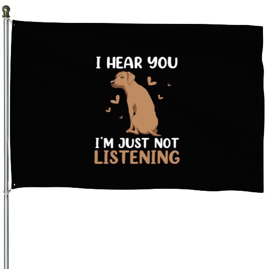 Rhodesian Ridgeback Dog Lover Dog Owner House Flags