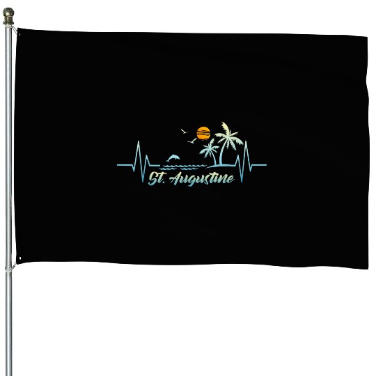 Augustine Florida Souvenir Spring Break House Flags