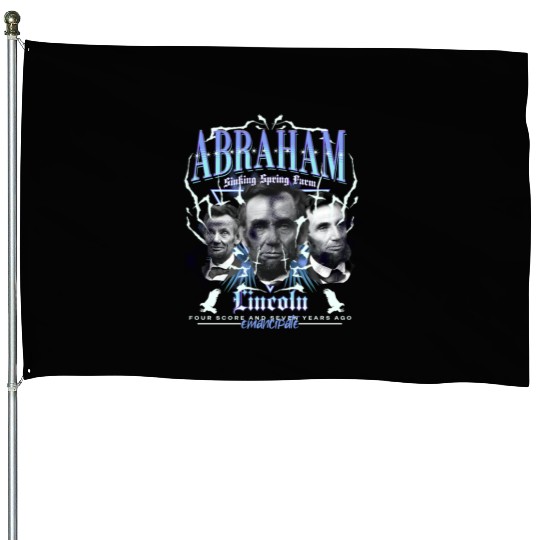 History Bootleg Abraham Lincoln Bootleg Retro Rap House Flags