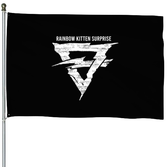 Rainbow Kitten Surprise Indie Band Tribute House Flags