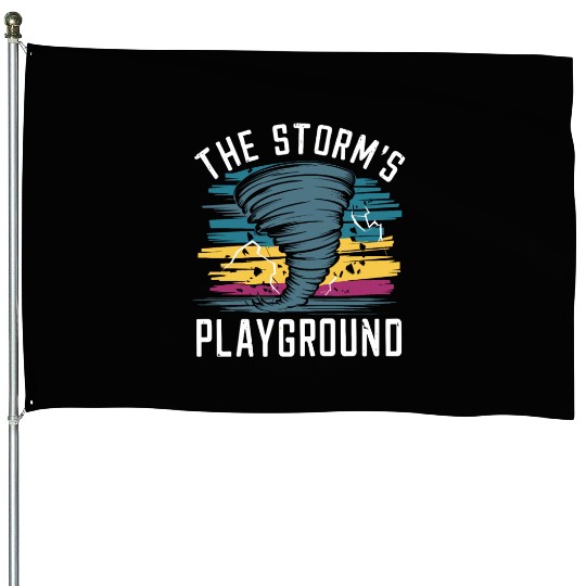 Tornado Chasing Adventures: Embrace Nature's Fury House Flags