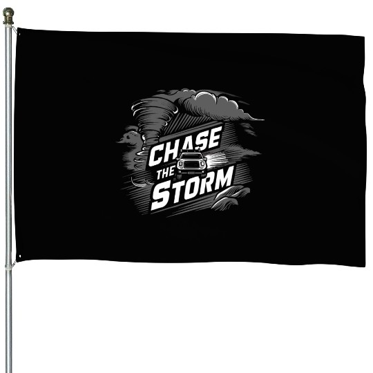 Tornado Chasing Adventures: Embrace Nature's Fury House Flags
