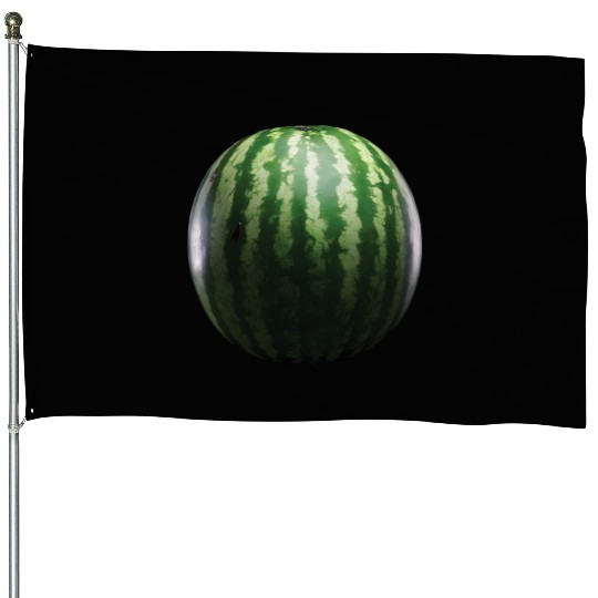 Watermelon Realistic House Flags