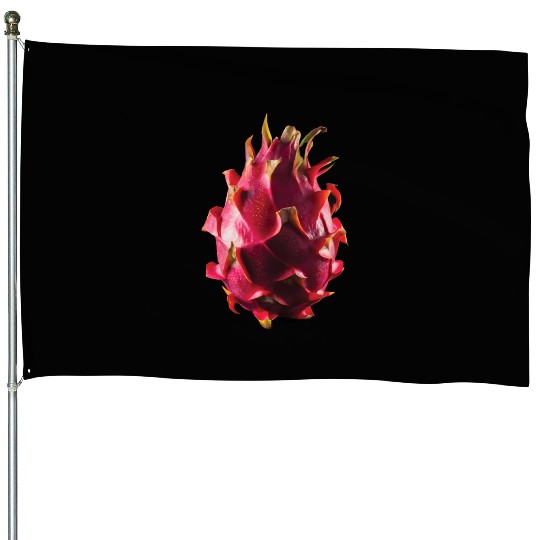 Dragon Fruit Realistic House Flags
