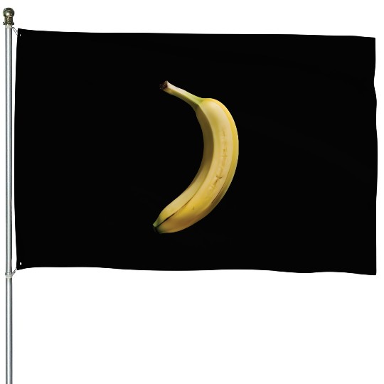 Banana Realistic House Flags