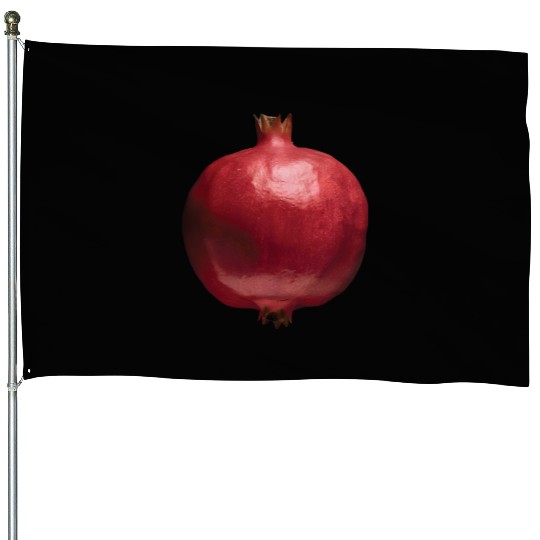 Pomegranate Realistic House Flags