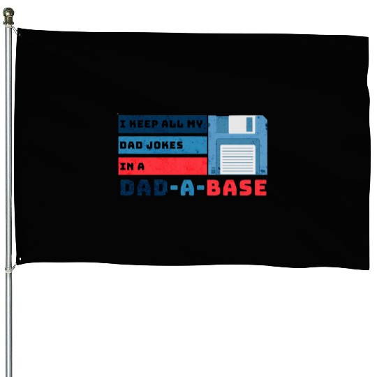 Funny dad jokes from son or daughter fathers day House Flags