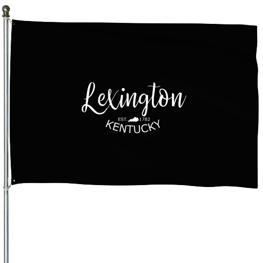 Lexington Kentucky Classic US House Flags
