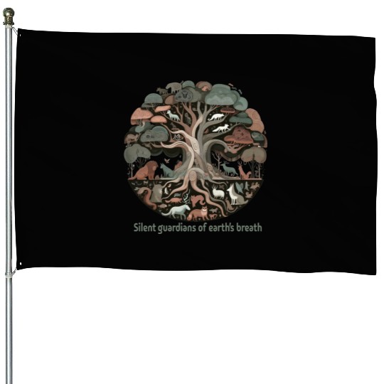 Giant Tree of life House Flags