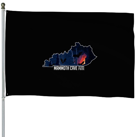 Mammoth National Kentucky Souvenir House Flags