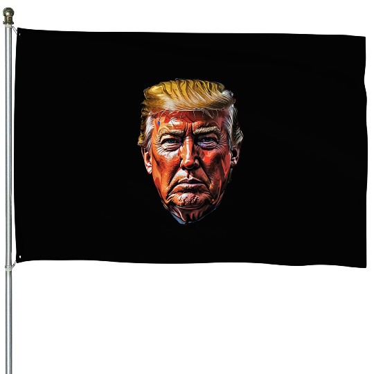 Donald Trump Election 2024 Image: Patriotic Design House Flags