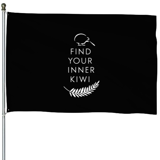 Find Your Inner Kiwi New Zealand Souvenir House Flags