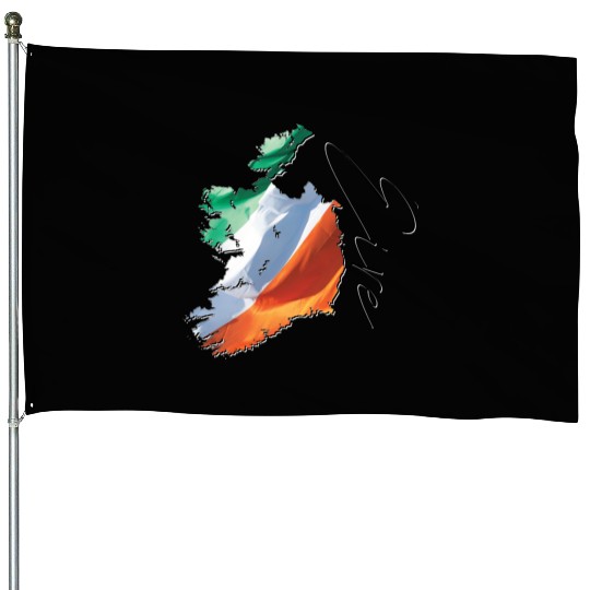 Ireland | Real Flag | Flag Map IR House Flags