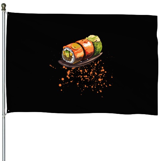 Sushi Love: Embrace the Art of Sushi House Flags