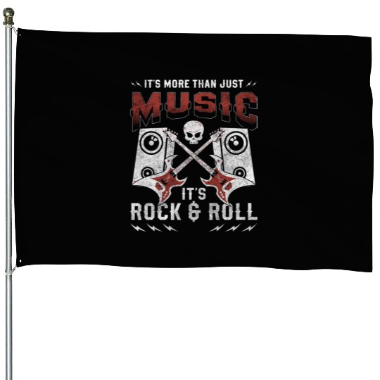 Rock Concert Singer House Flags