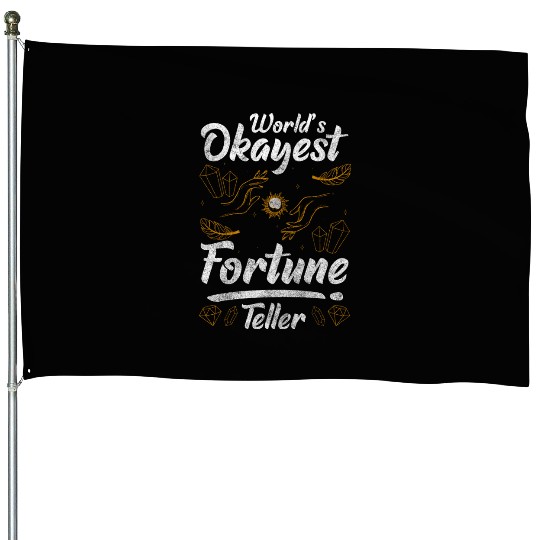 Fortune Teller Crystal Ball Spiritual Narrator House Flags