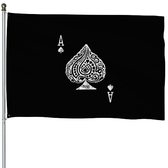 Ace of Spades Texas Hold'em Poker Playing Card House Flags