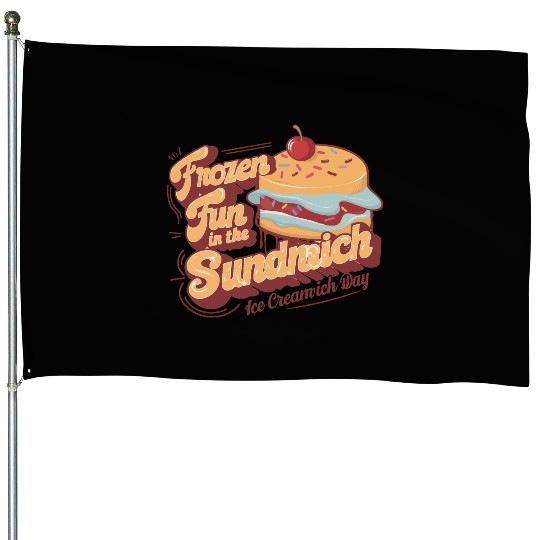 Ice Cream Sandwich House Flags