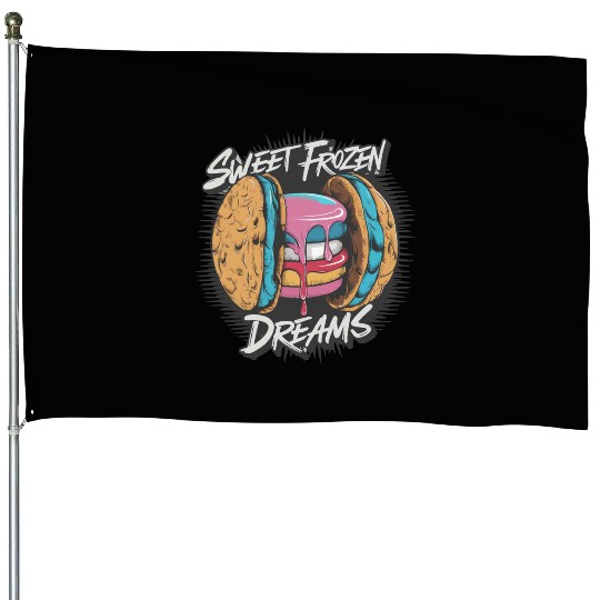 ice cream Sweet Dream House Flags