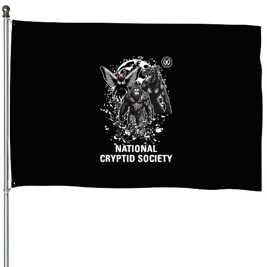 National Cryptid Society Cryptid Monsters House Flags